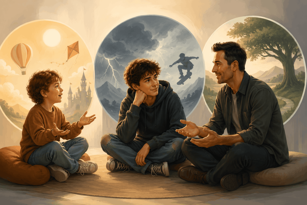 the inner child, the adolescent, and the adult